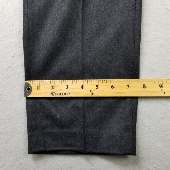 Banana Republic Pants Mens Gray Tapered Soft Virgin Wool Vitale Flannel 120's - Picture 6 of 13